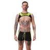 Barcode Berlin Short Byron Laboratory Noir-Jaune fluo
